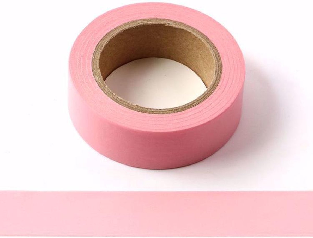 Washi tape - licht roos | 15mm x 10m